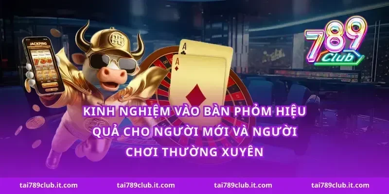 Kinh nghiệm vào bàn phỏm hiệu quả cho người mới và người chơi thường xuyên